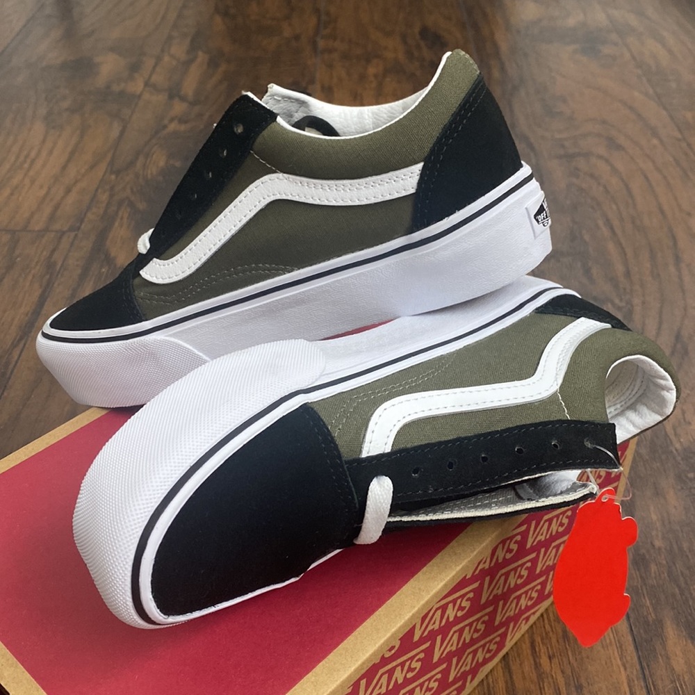 PLATFORM VANS OLD SKOOL BRAND 🔥 NEW - Picture 4 of 7